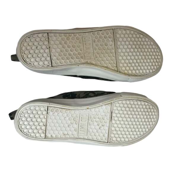 Old Navy Pull-On Sneakers Canvas Palm Leaf Design Girls Big Kids Size 5 - Picture 5 of 7